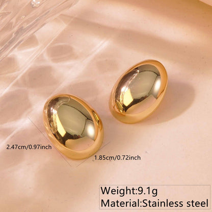 💫Stainless Steel Earrings: Egg💫