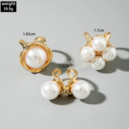 ✨RS85: Maximalistic Finger Ring Sets (Golden) - 3pcs (Adjustable-Non adjustable mixed sizes)
