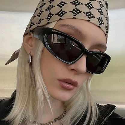 S04: Pinteresty Y2k Sports Sunglasses - Black (with box) Unisex