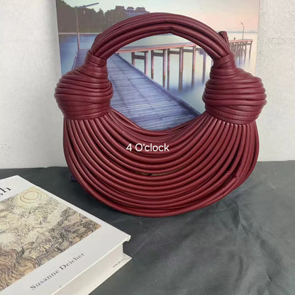 Double Knot Bag: Wine Red