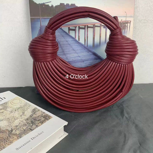 Double Knot Bag: Wine Red