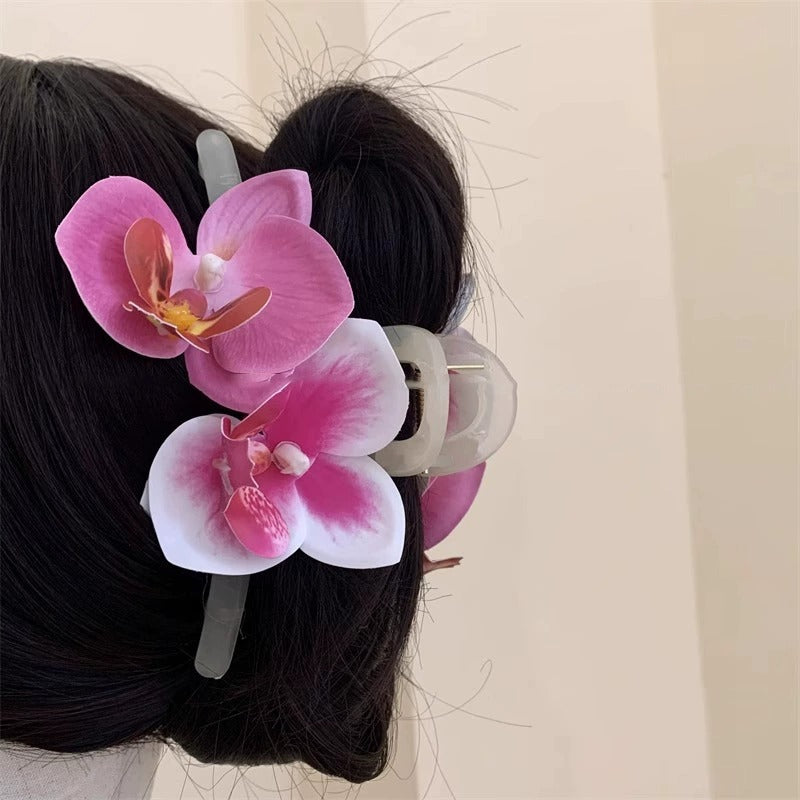 Orchid Bloom Hairclaws: Peach Pink