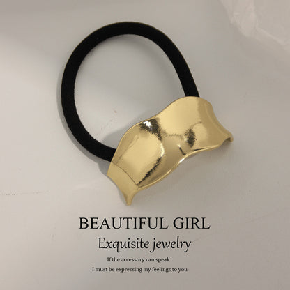 Pinteresty Chunky Hairband: Arched Irregular Gold