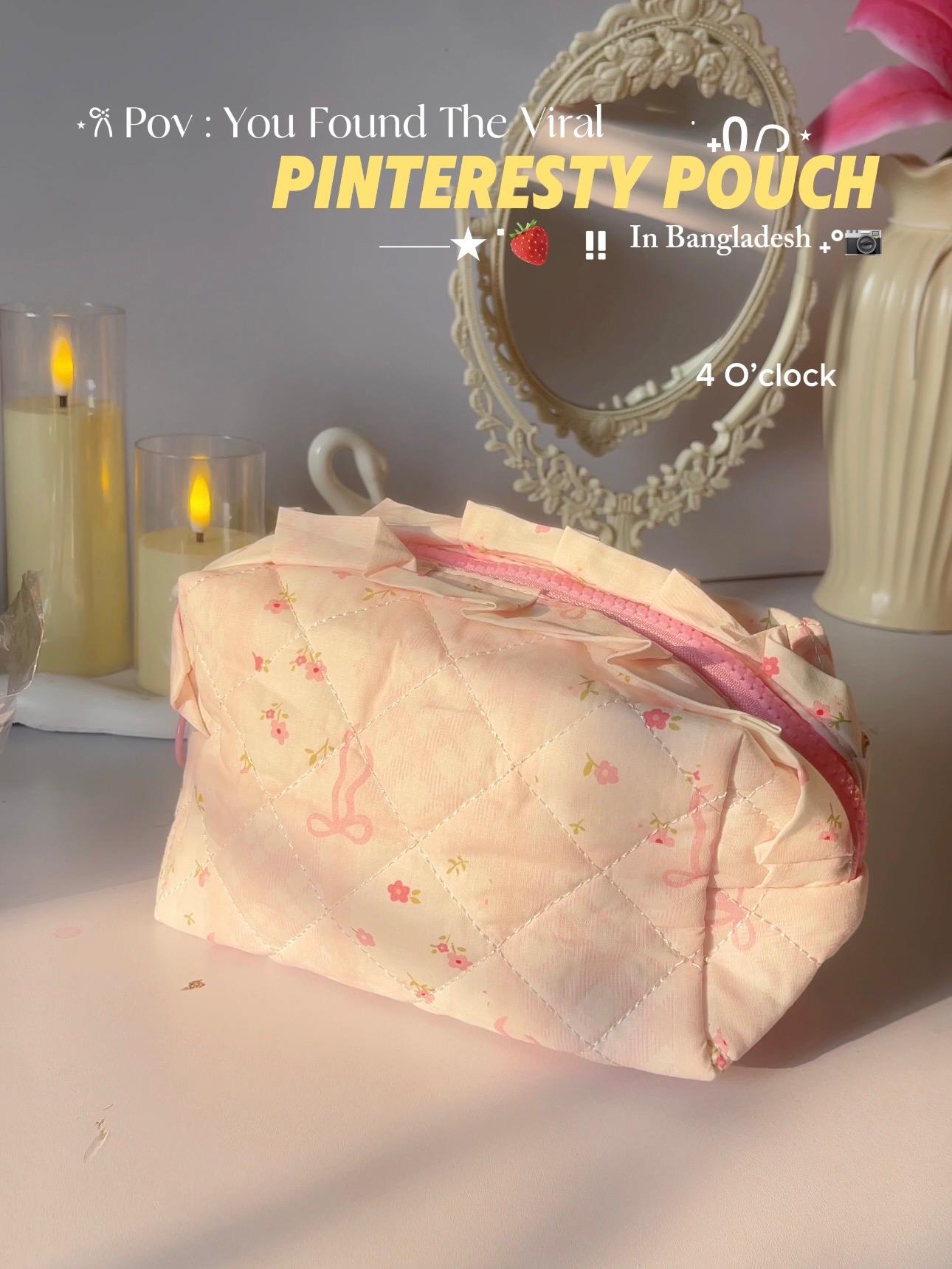 3. Pinteresty Makeup Bag: Bow Knot