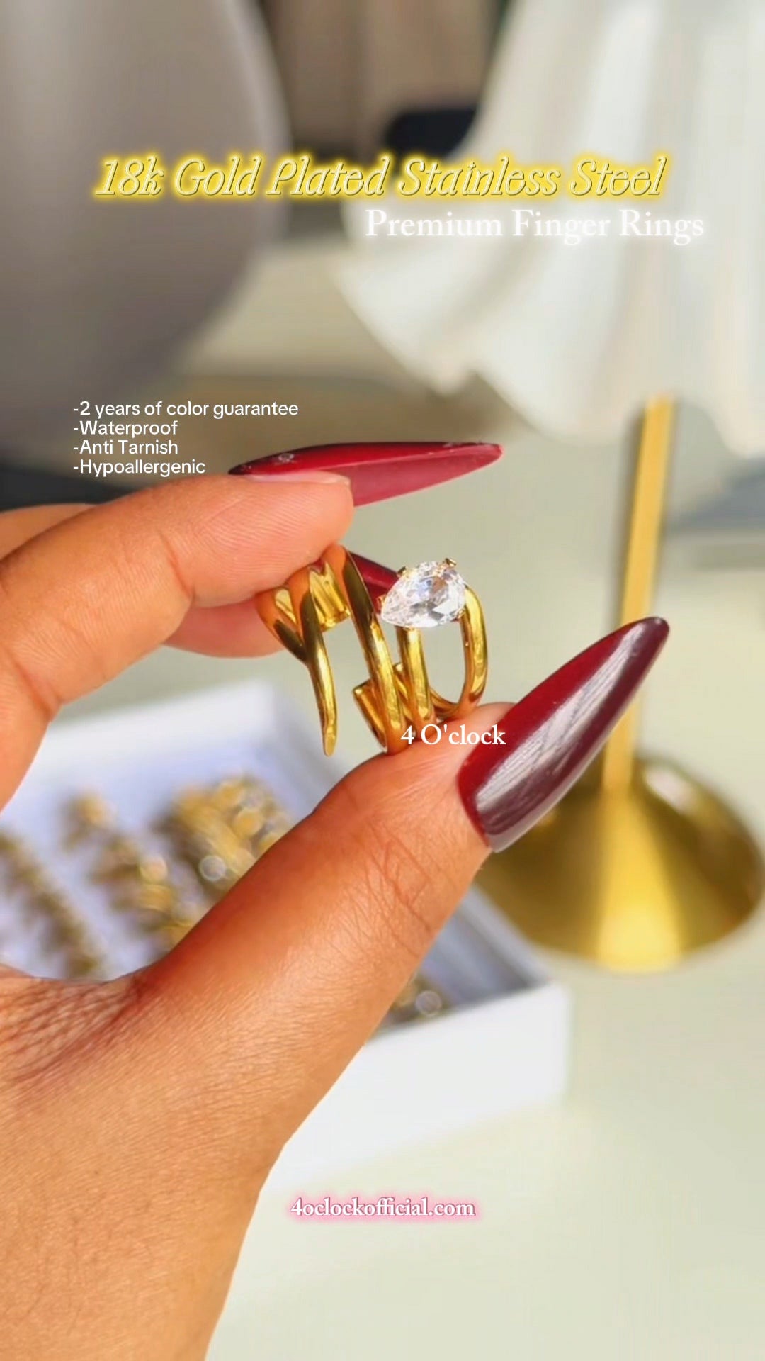R396: Premium Stainless Steel Finger Ring