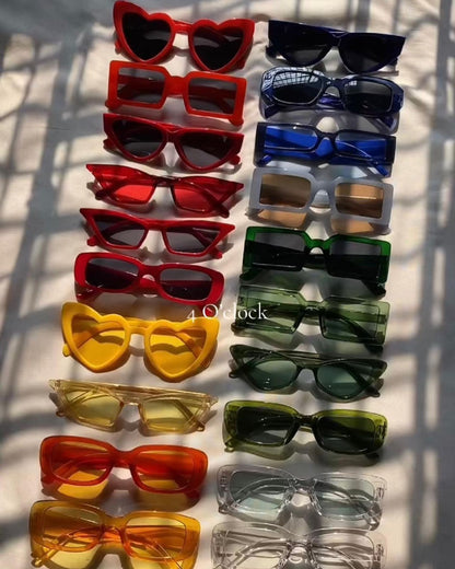 Red Sunglasses: Big Square