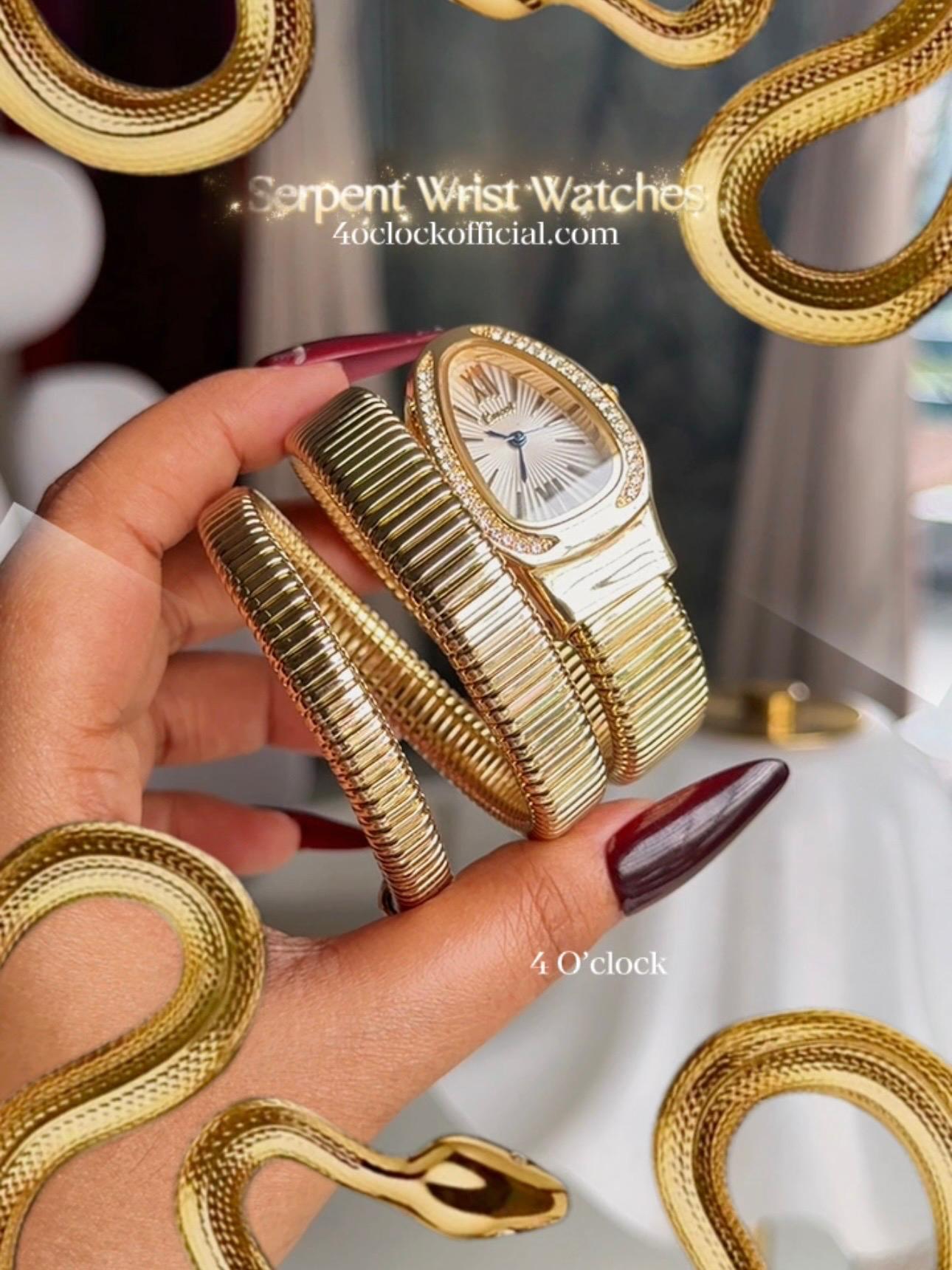 Serpentwatch01: Serpent Branded Dupe Wrist Watch (WITH BOX)