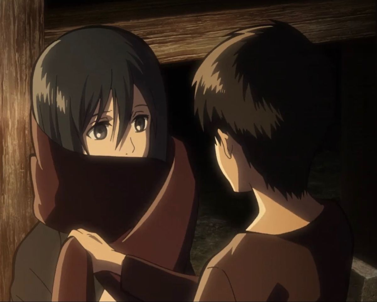 Mikasa-Inspired Muffler: Caramel