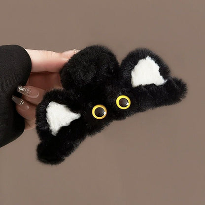 Plushy Cat Hairclaws: Black