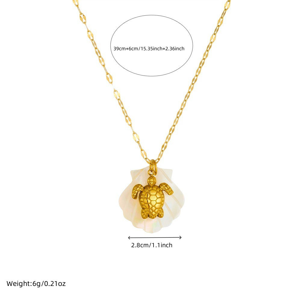 CN51: 18K Gold Plated Premium Stainless Steel Charm Necklace