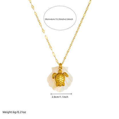 CN51: 18K Gold Plated Premium Stainless Steel Charm Necklace