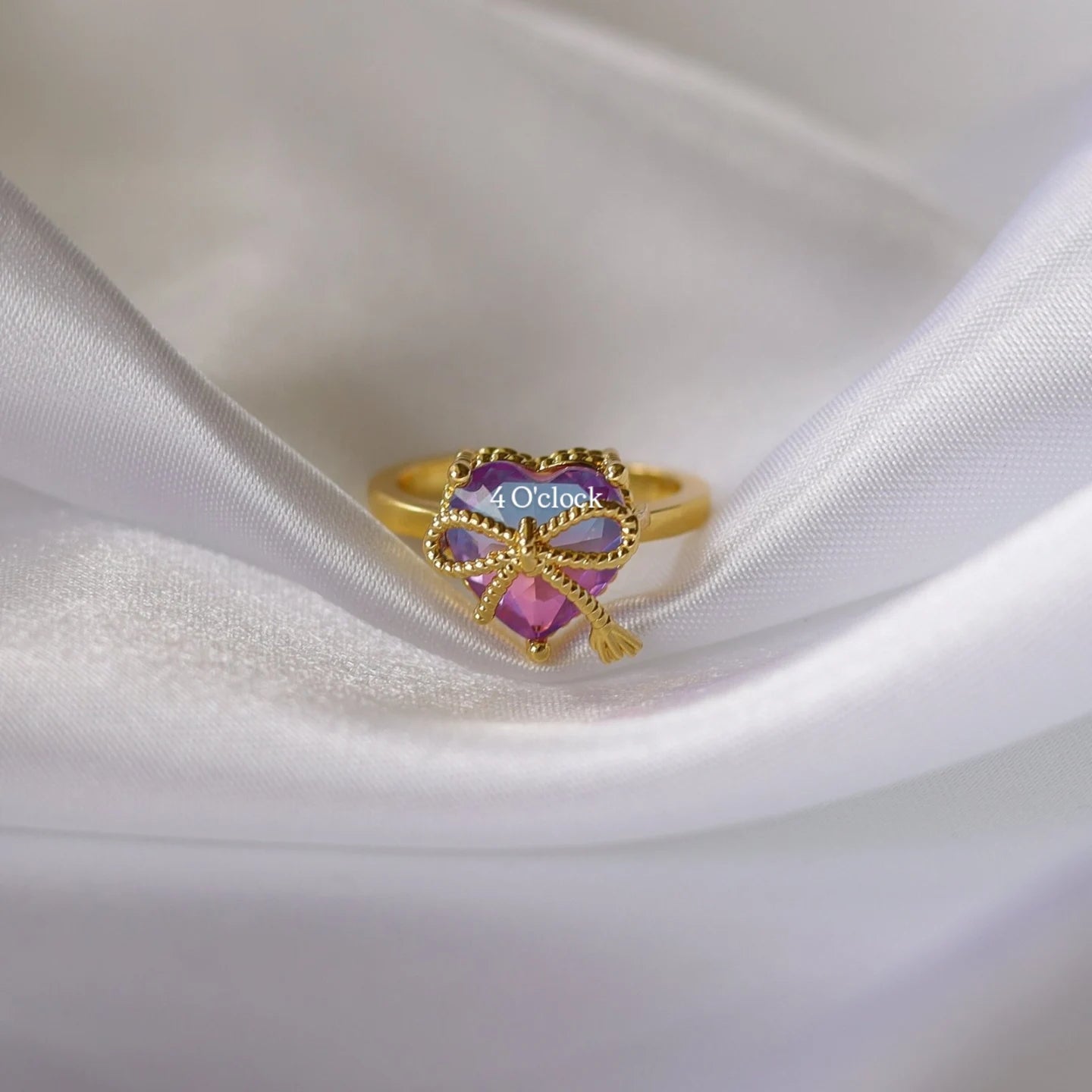 💍R250: Stainless Steel Zircon Minimalistic Finger Ring: Cosmic Love (1pc)(With Box)✨