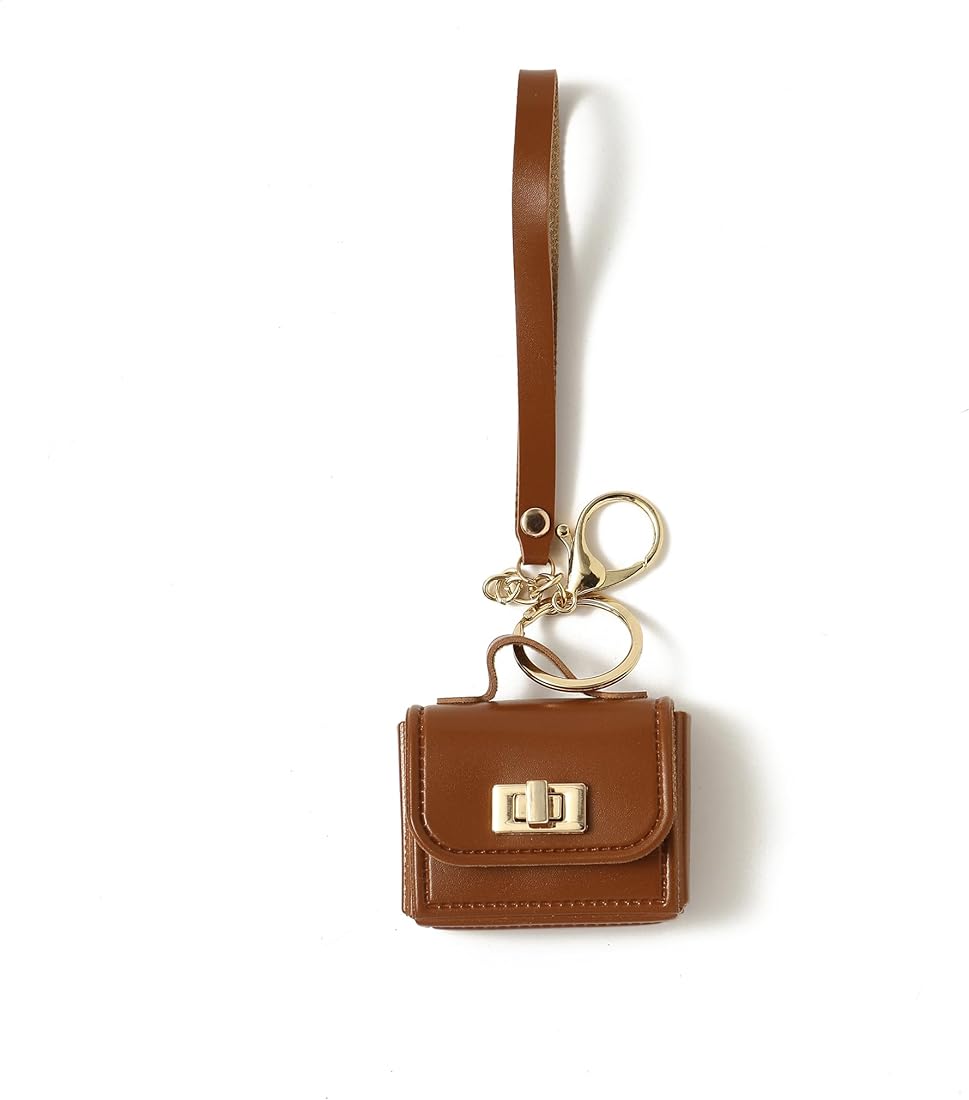 Mini Bag Charm: Brown