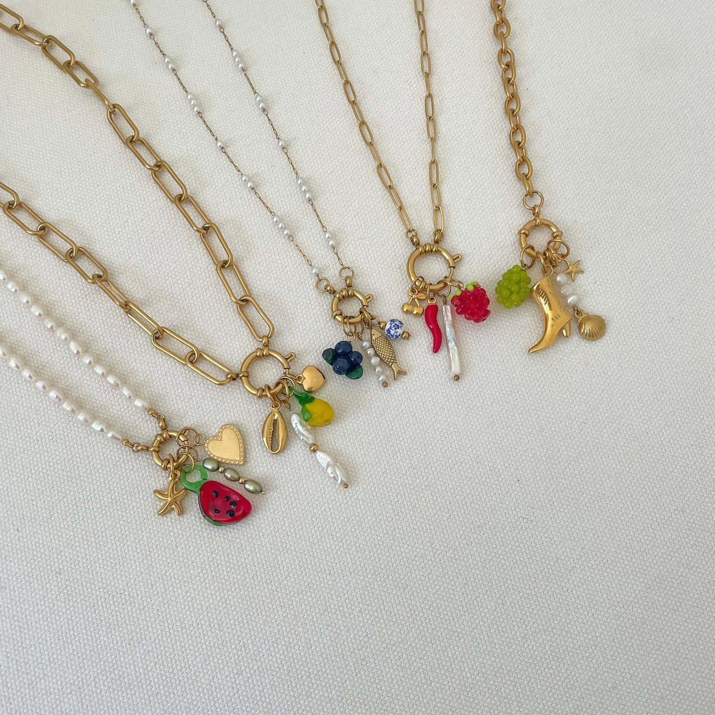 CN60: 18K Gold Plated Premium Stainless Steel Charm Necklace