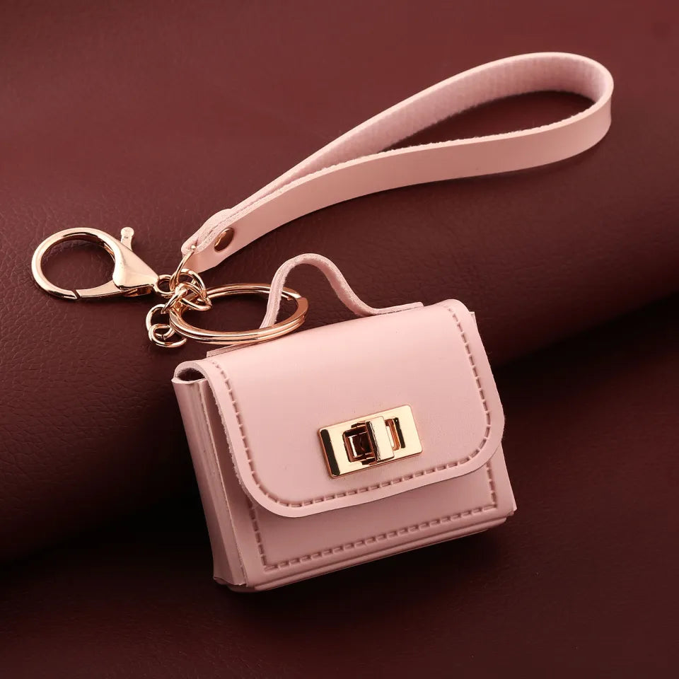 Mini Bag Charm: Pink
