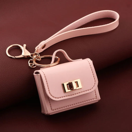 Mini Bag Charm: Pink