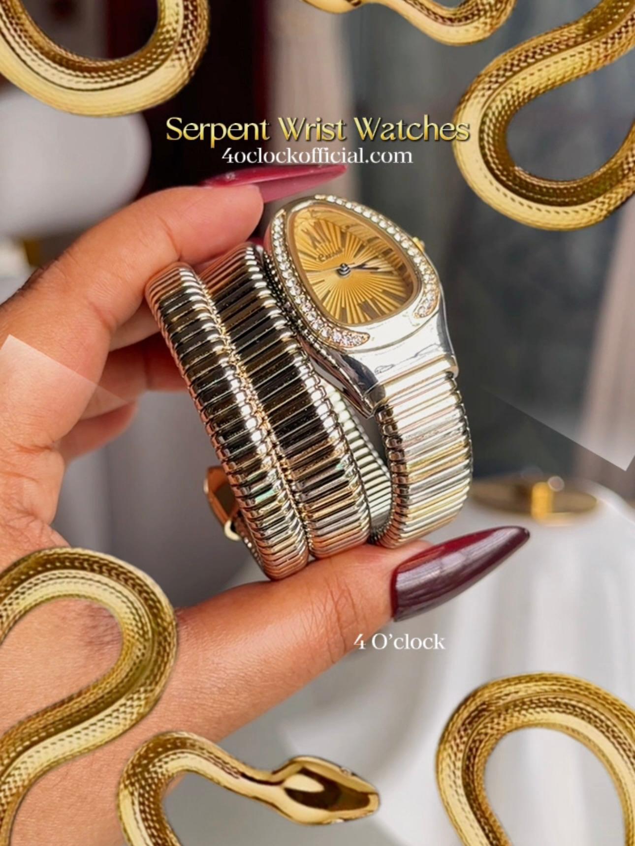 Serpentwatch05: Serpent Branded Dupe Wrist Watch (WITH BOX)