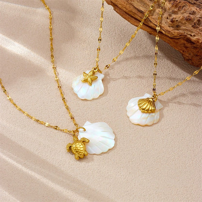 CN52: 18K Gold Plated Premium Stainless Steel Charm Necklace
