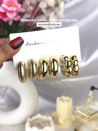 Golden Earrings sets: 03