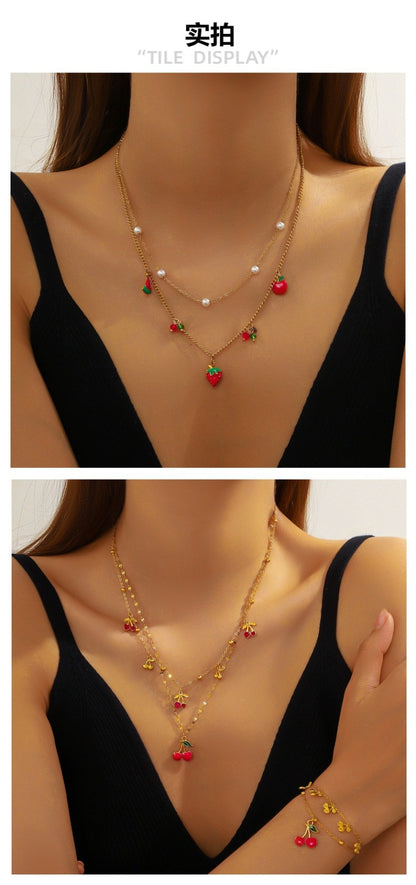 CN04: 18K Gold Plated Premium Stainless Steel Charm Necklace