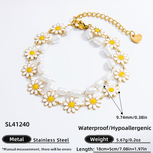 BN49: 18K Gold Plated Premium Stainless Steel Charm Bracelet