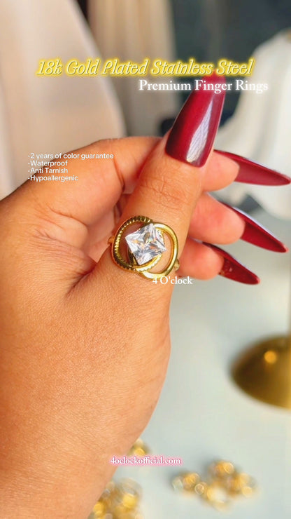 R415: Premium Stainless Steel Finger Ring