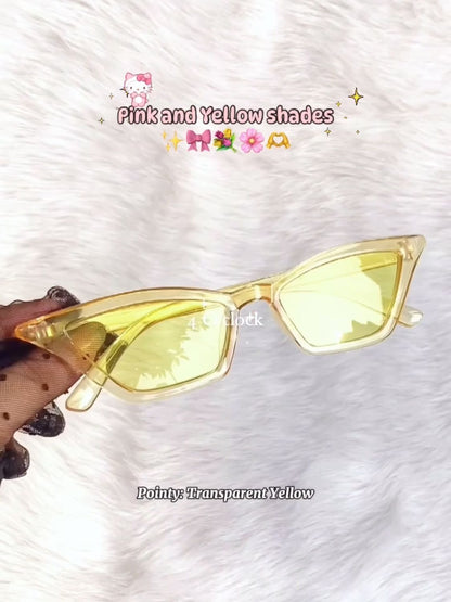 Yellow Sunglasses: Pointy