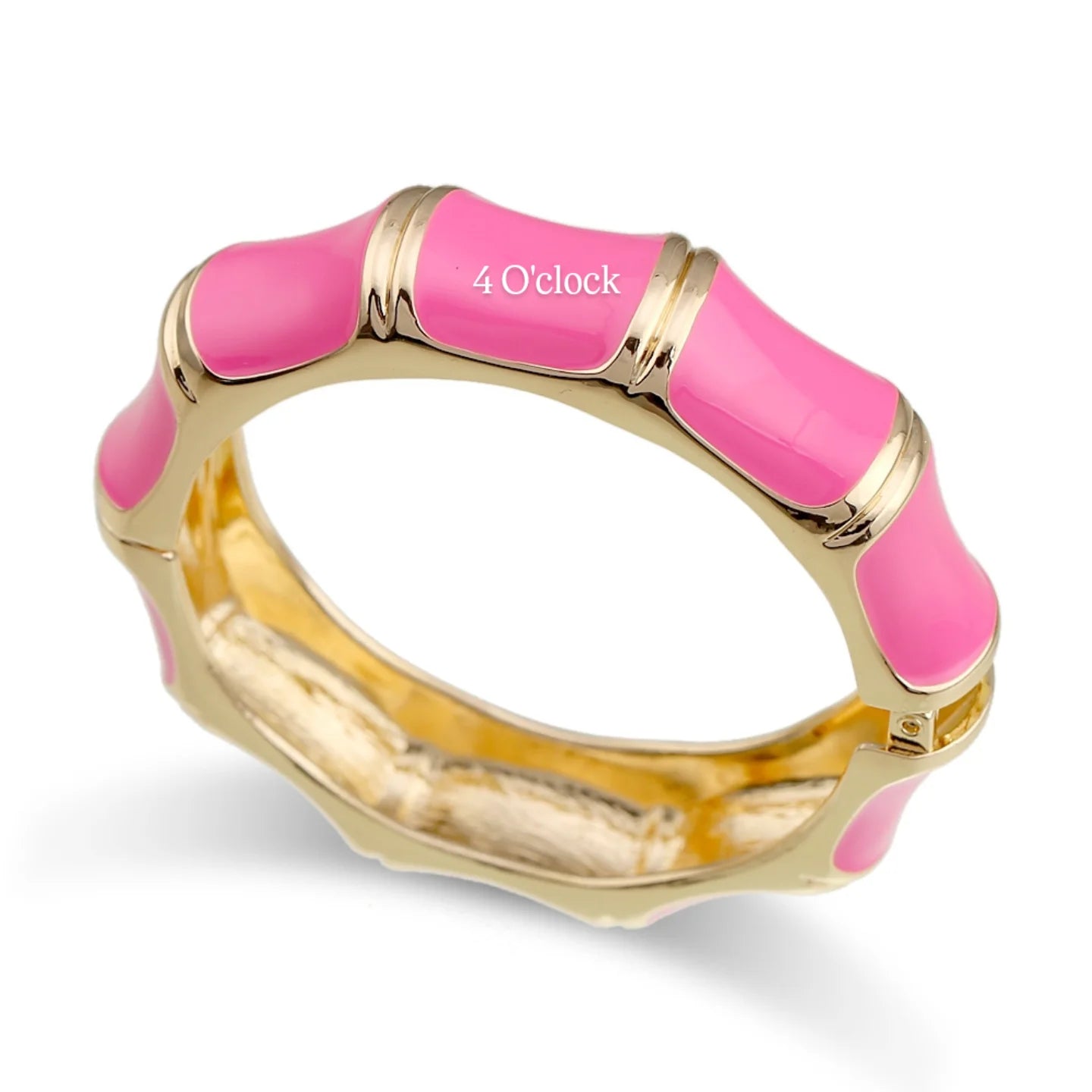 VC72: Vintage Victorian Enamel Bangles : Blush Rose