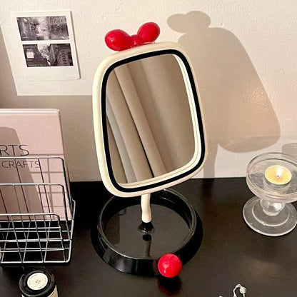 M15: Bow Stand Mirror: Cream