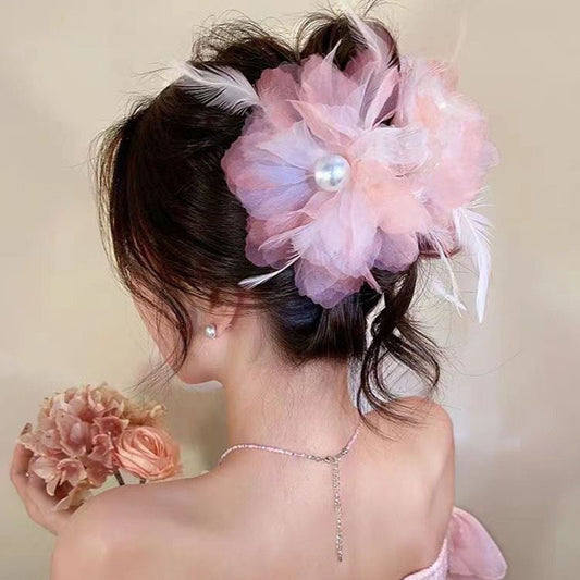 Angel Bloom Hairclaws: Pink