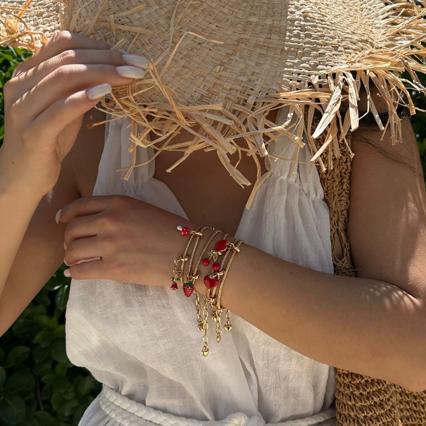 BN56: 18K Gold Plated Premium Stainless Steel Charm Bracelet