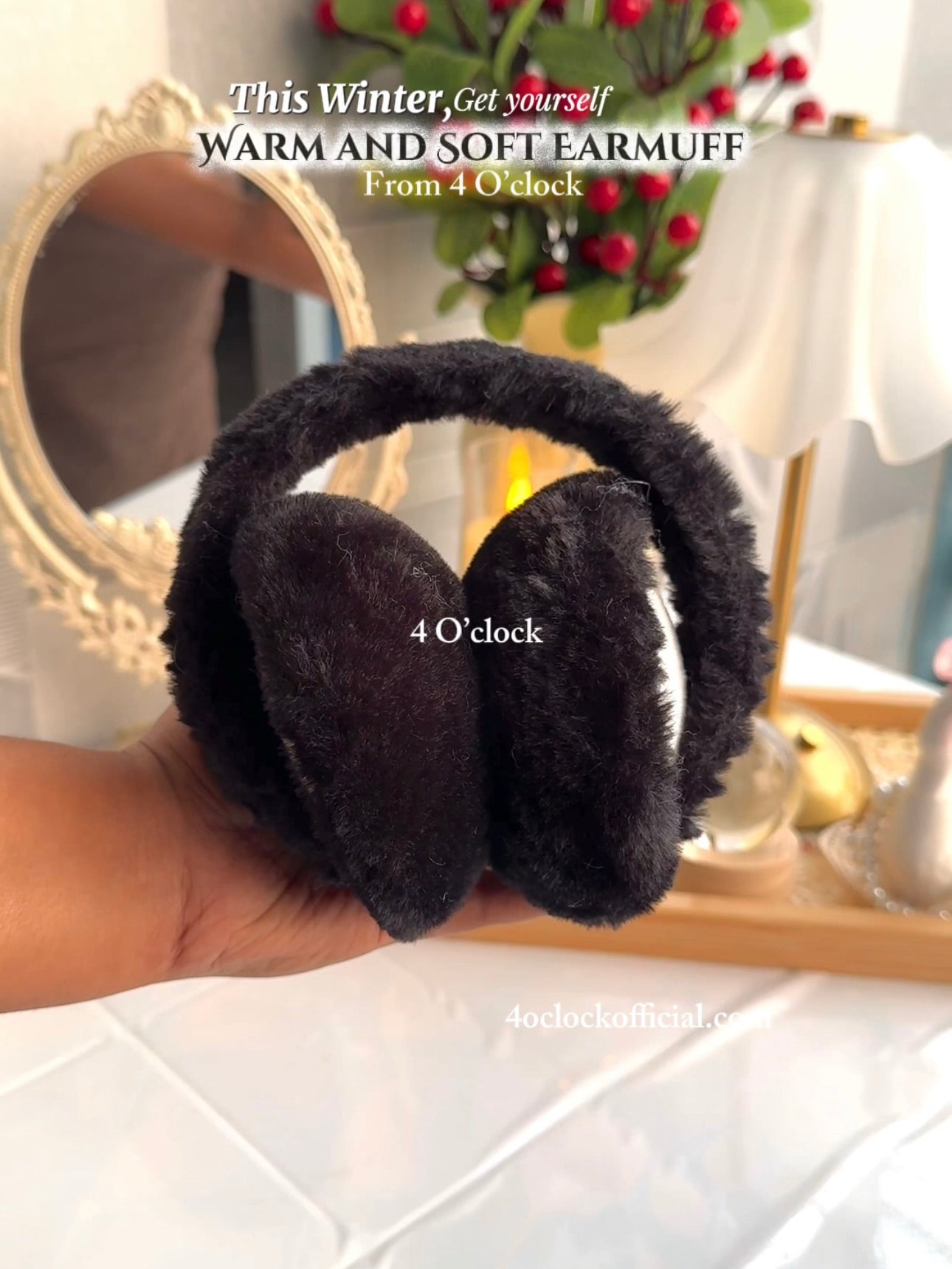 Winter Earmuffs: Black