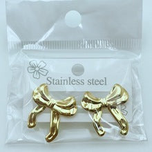 GE13: 💫Stainless Steel Earrings: Bow Knot 💫