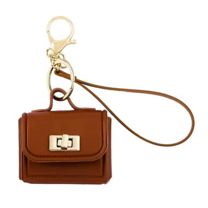 Mini Bag Charm: Brown