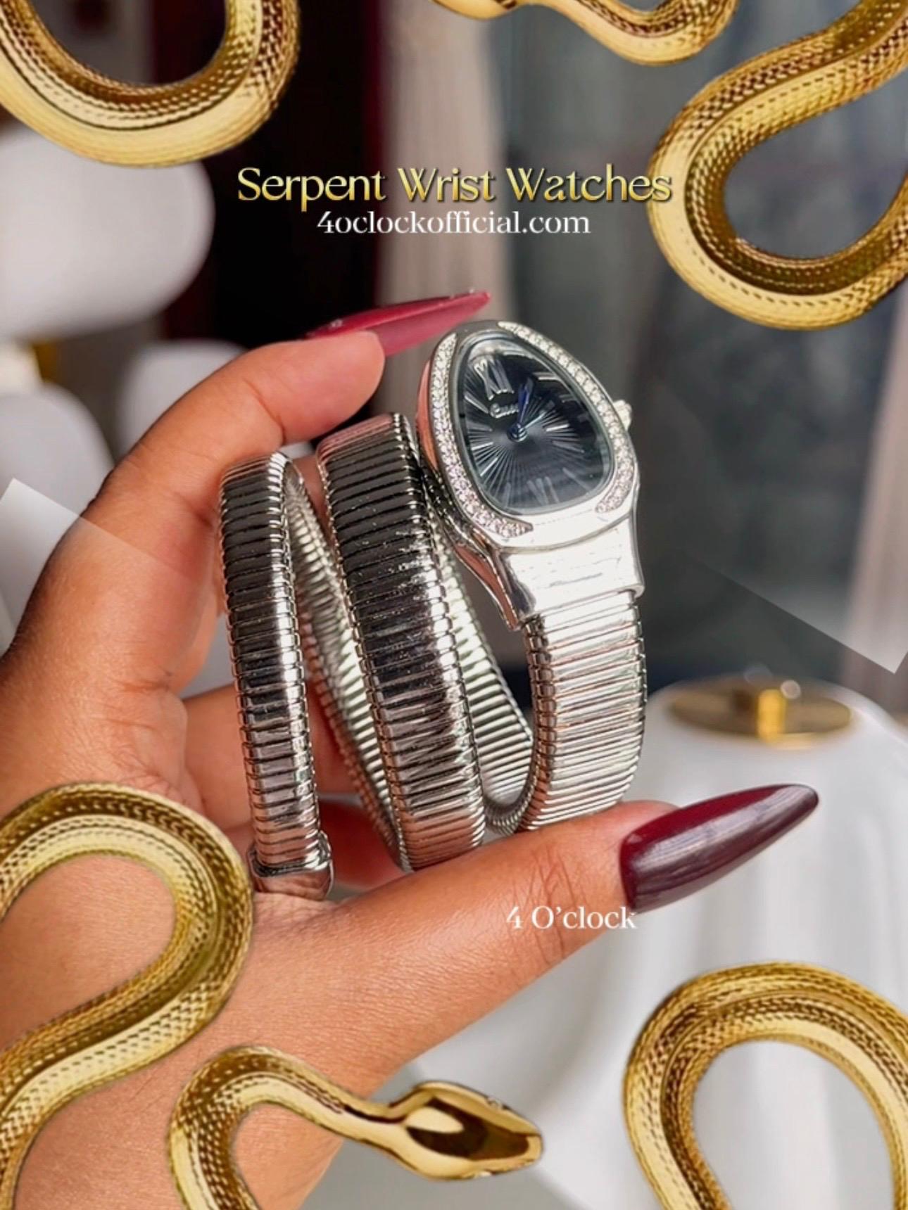 Serpentwatch08: Serpent Branded Dupe Wrist Watch (WITH BOX)