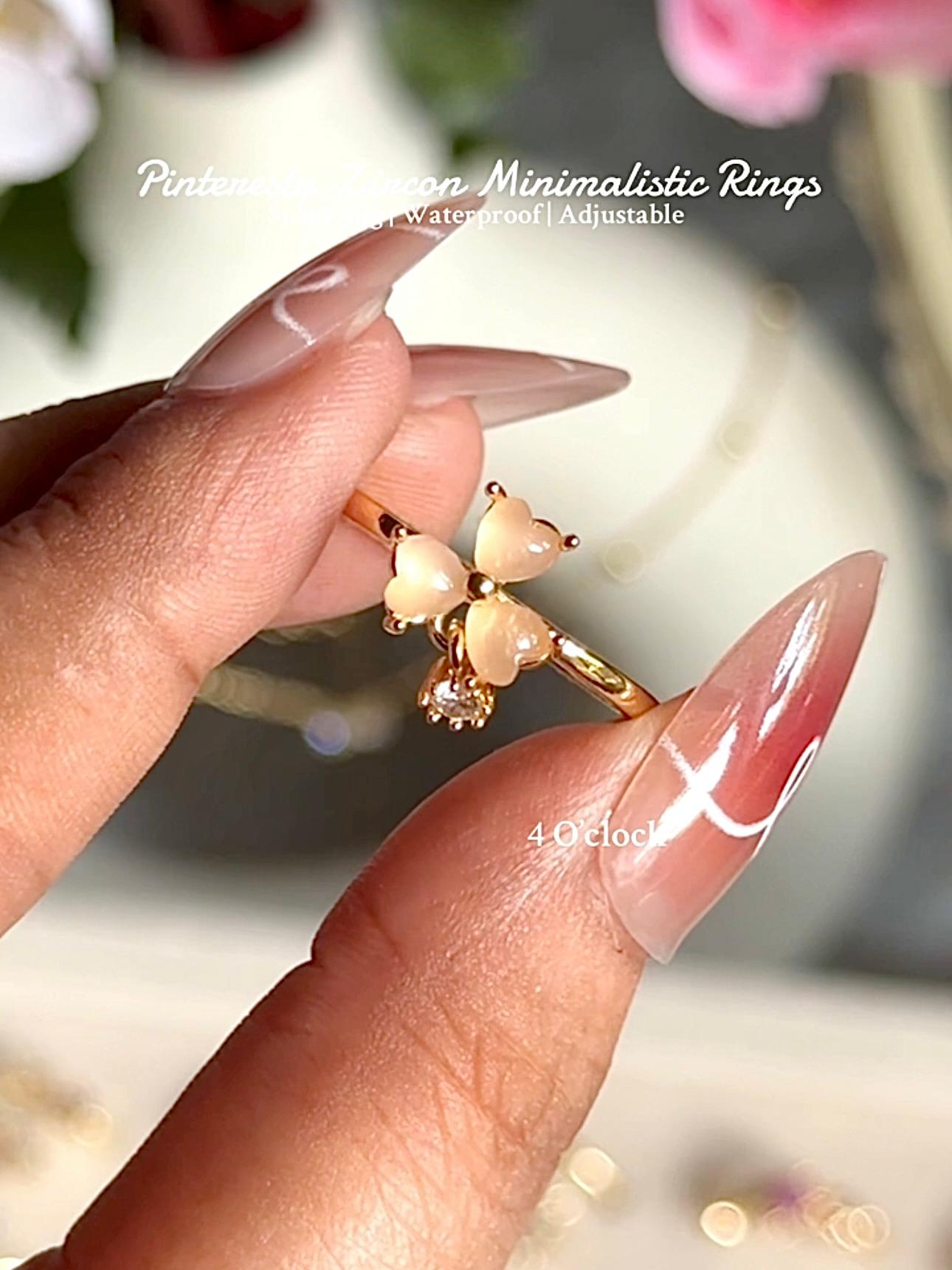 R04: Stainless Steel Zircon Minimalistic