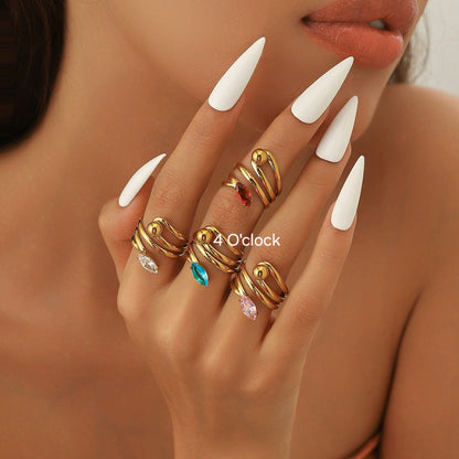 R393: Premium Stainless Steel Finger Ring