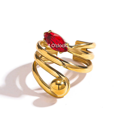 R394: Premium Stainless Steel Finger Ring