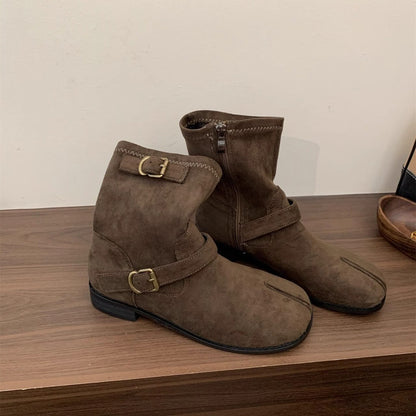 Tabi Boots: Black, Brown, Brownish Green (PRE ORDER ONLY)