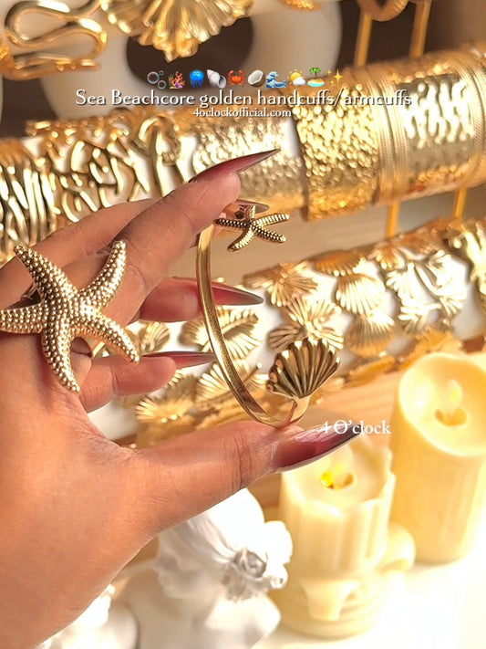 ✨HC29: Handcuff for Stack: Starry Shell Cuff (Golden)✨