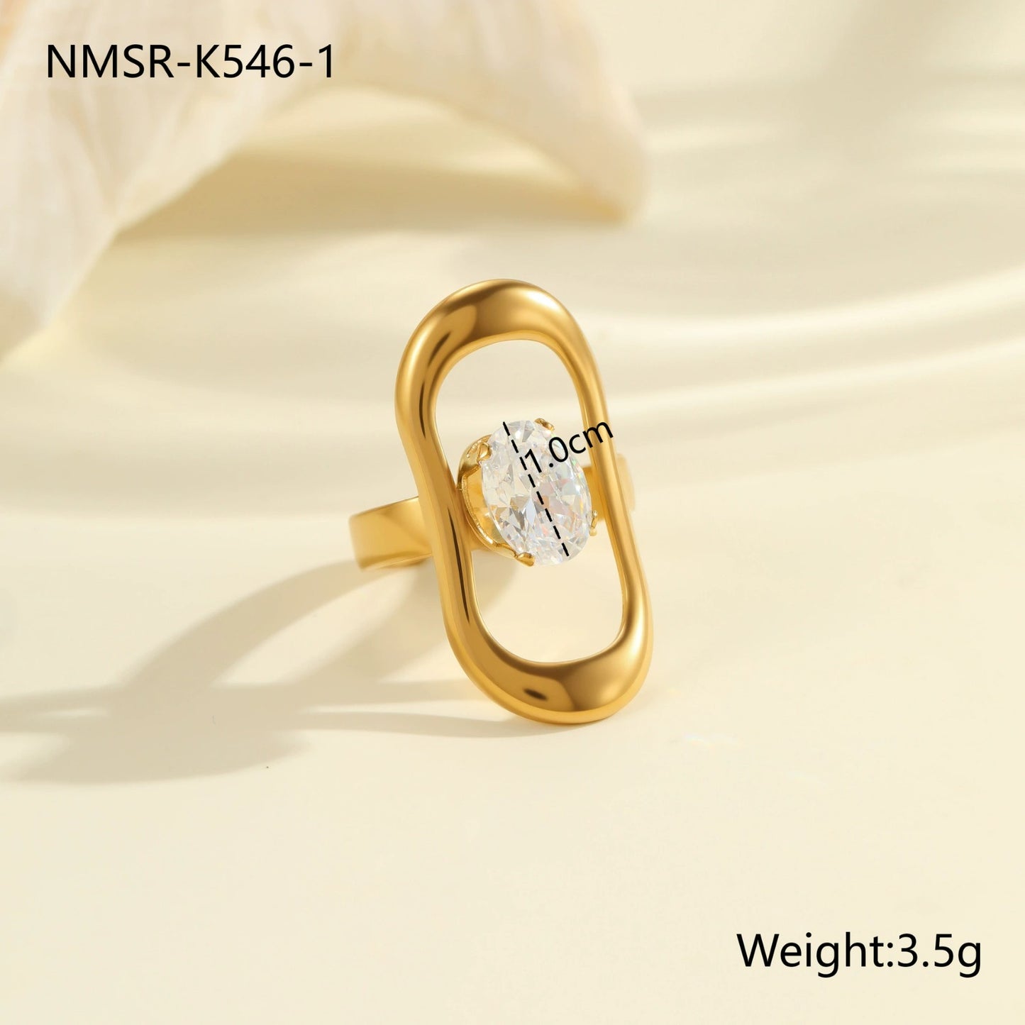 R325: Premium Stainless Steel Finger Ring