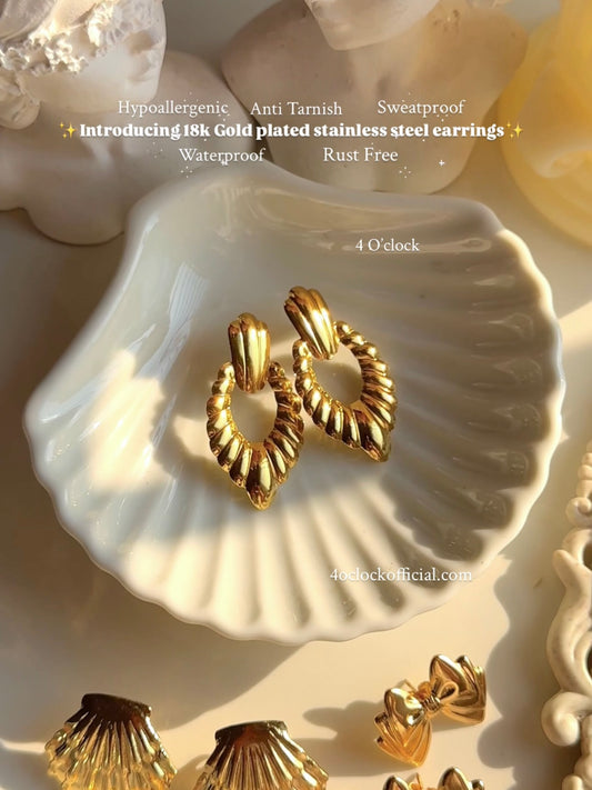 GE16: Stainless Steel Earrings: Cleopatra