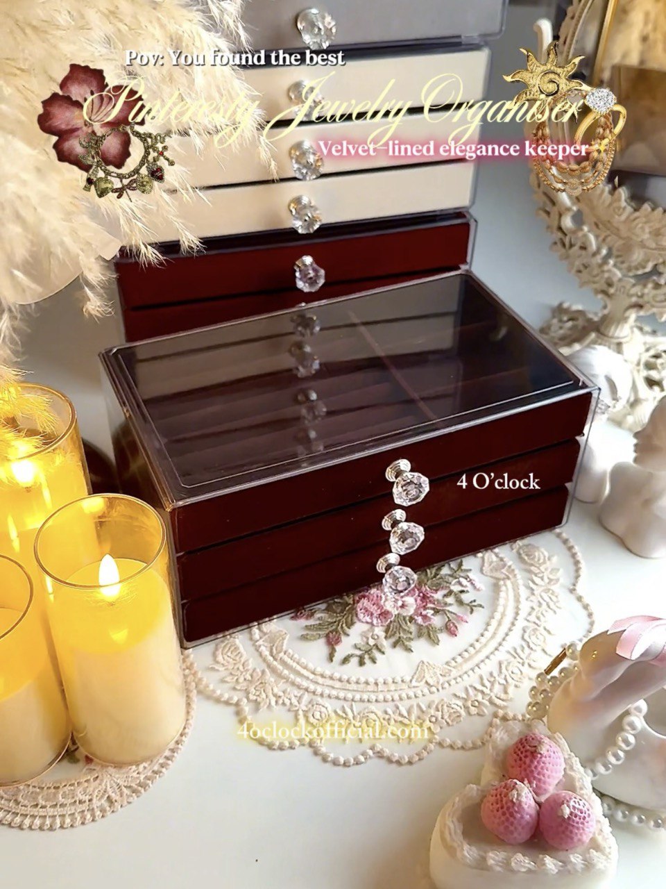 Big Jewelry Organiser: Coffee