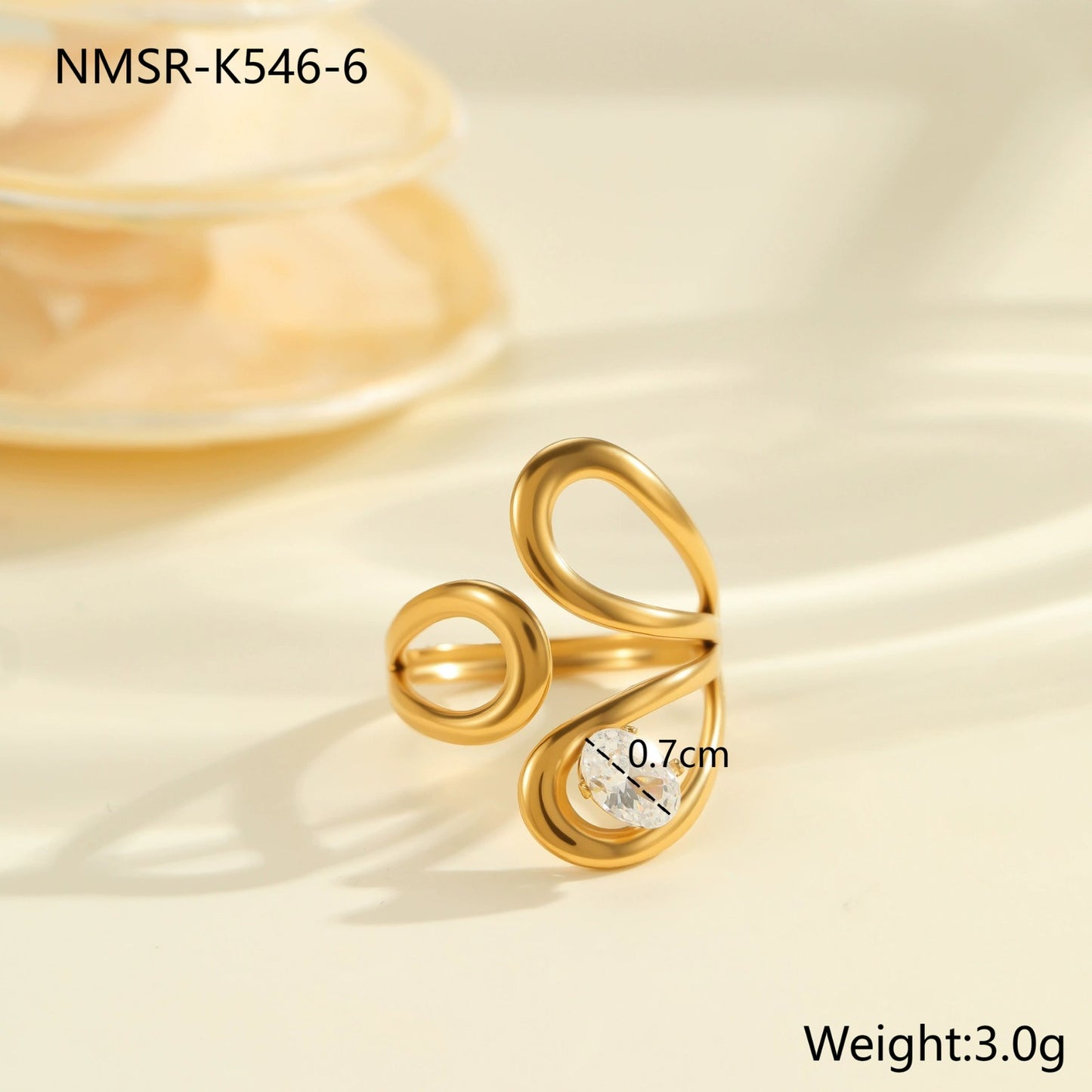 R328: Premium Stainless Steel Finger Ring