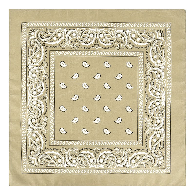 Bandana17: 90’s Bandana: Beige