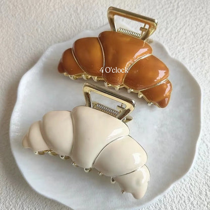 Pinteresty Croissant Hair Claws: Golden