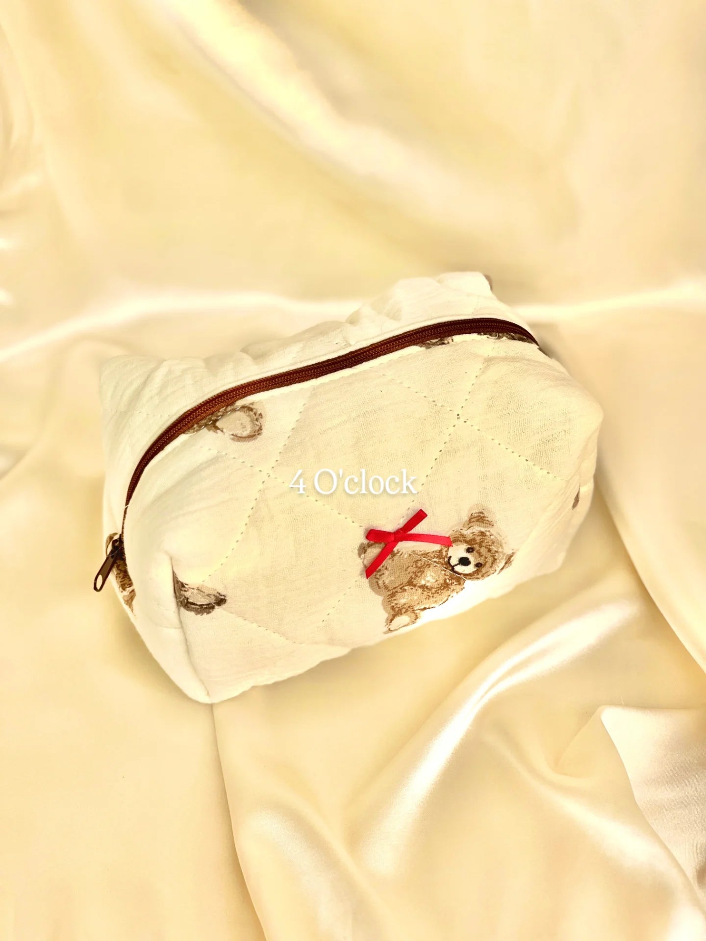 🎀 26.Pinteresty Makeup Bag: Teddy Bear 🫧