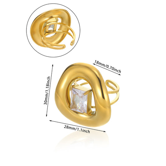 R362: Premium Stainless Steel Finger Ring