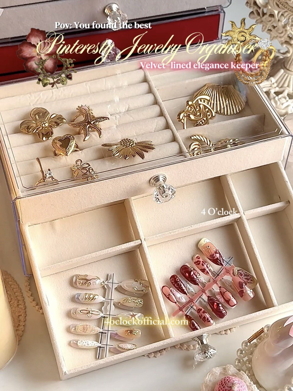 Big Jewelry Organiser: Coffee