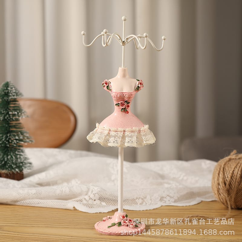 OG59: Jewelry Display Stand: Lacey Pink